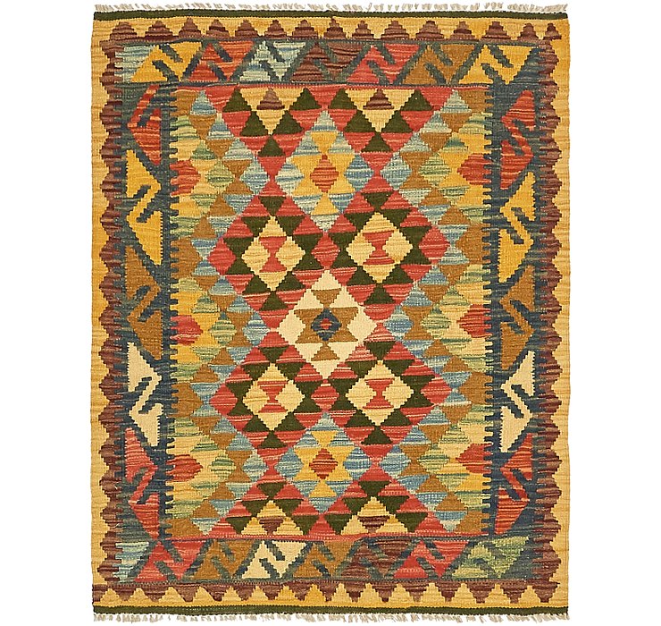 3' x 3' 10 Kilim Maymana Square Rug