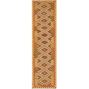 80cm x 297cm Kilim Maymana Runner Rug