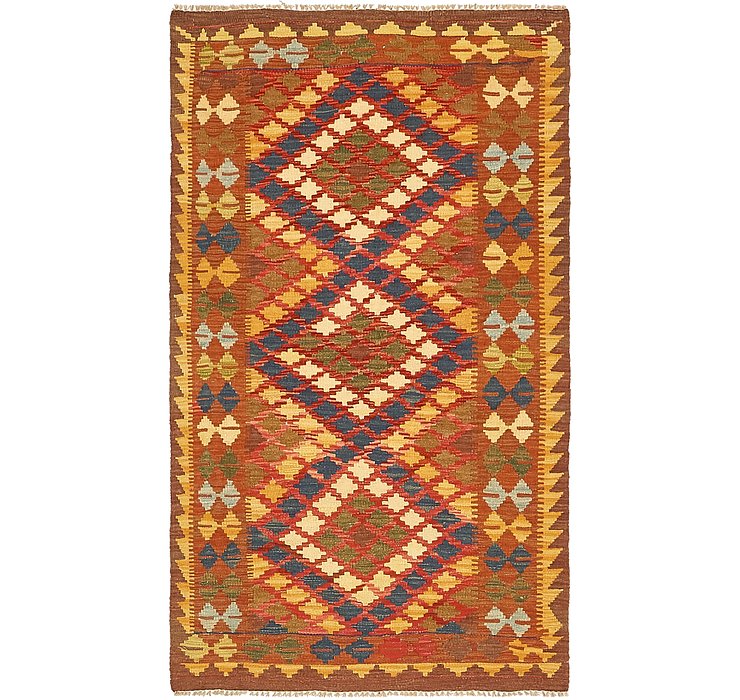 3' 4 x 6' Kilim Maymana Rug