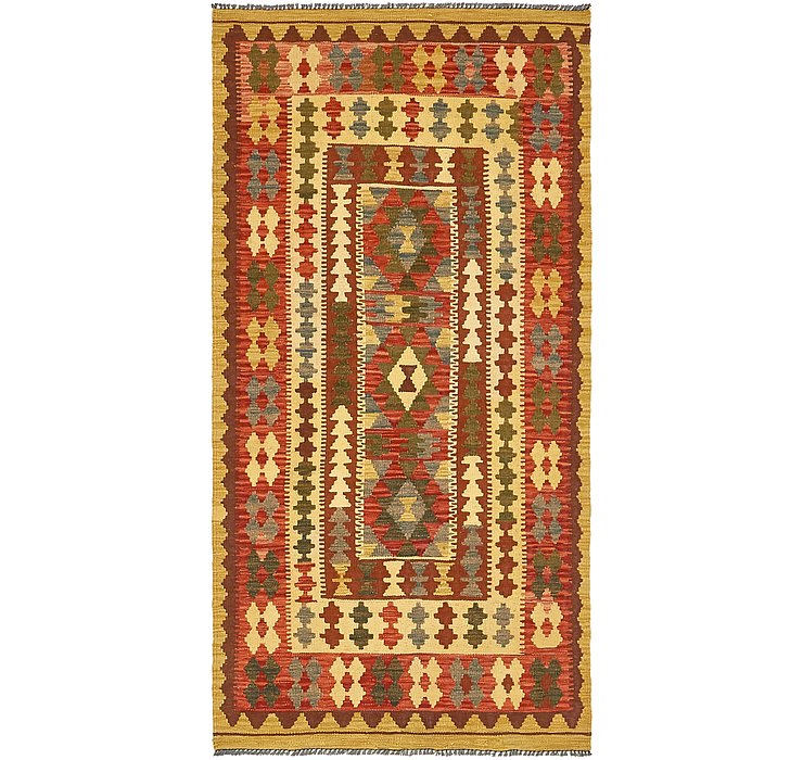 3' 3 x 6' 5 Kilim Maymana Rug
