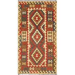 3' 6 x 6' 8 Kilim Maymana Rug