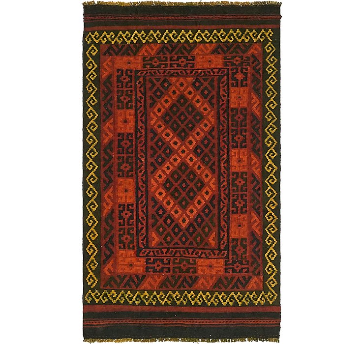 3' x 4' 10 Kilim Maymana Rug