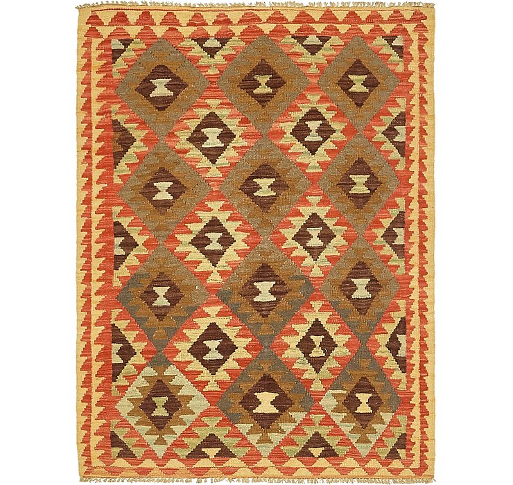 3' 8 x 4' 9 Kilim Maymana Rug