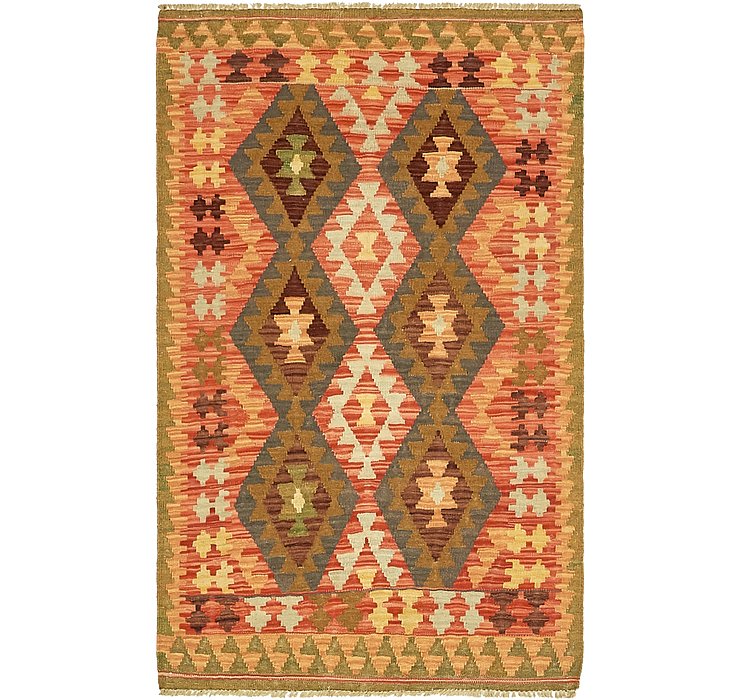 3' 2 x 6' 2 Kilim Maymana Rug