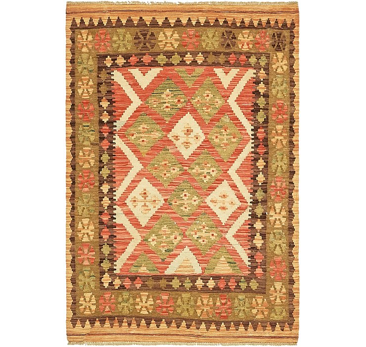 3' 4 x 5' Kilim Maymana Rug