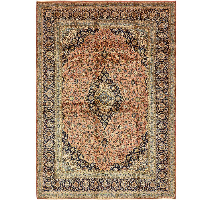 9' 10 x 14' 2 Kashan Persian Rug