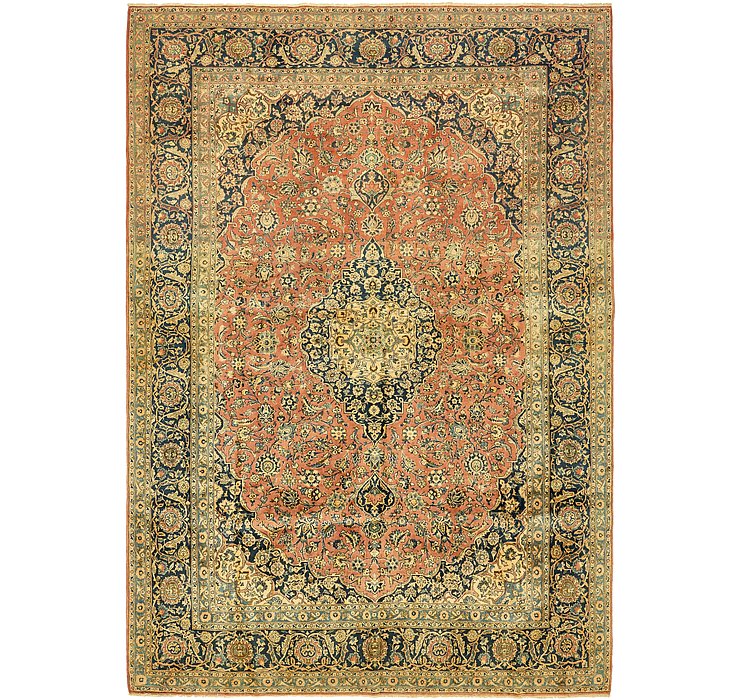 9' 5 x 13' 5 Kashan Persian Rug