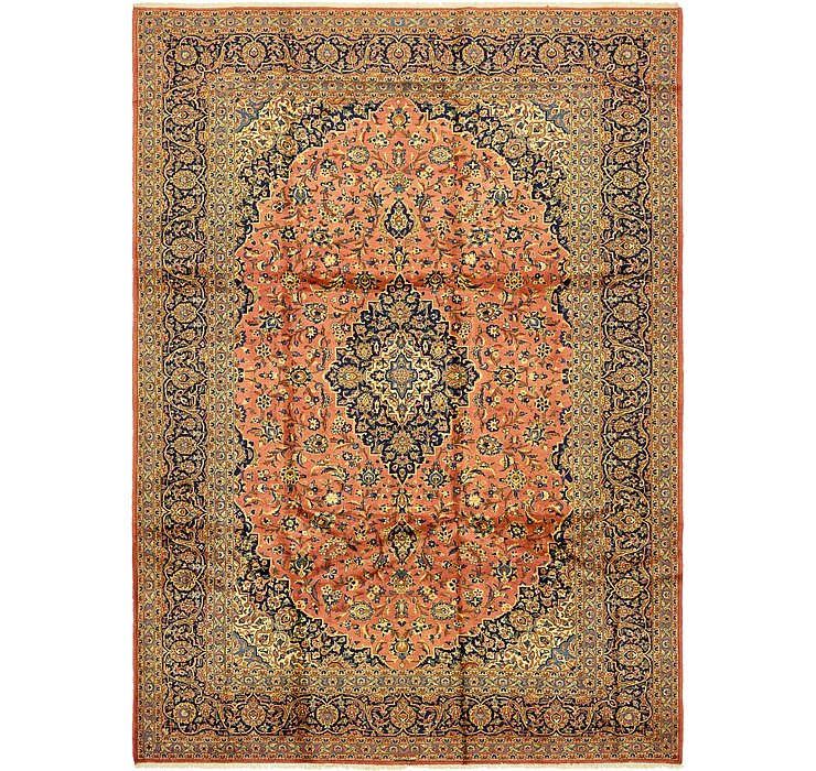 9' x 12' 5 Kashan Persian Rug