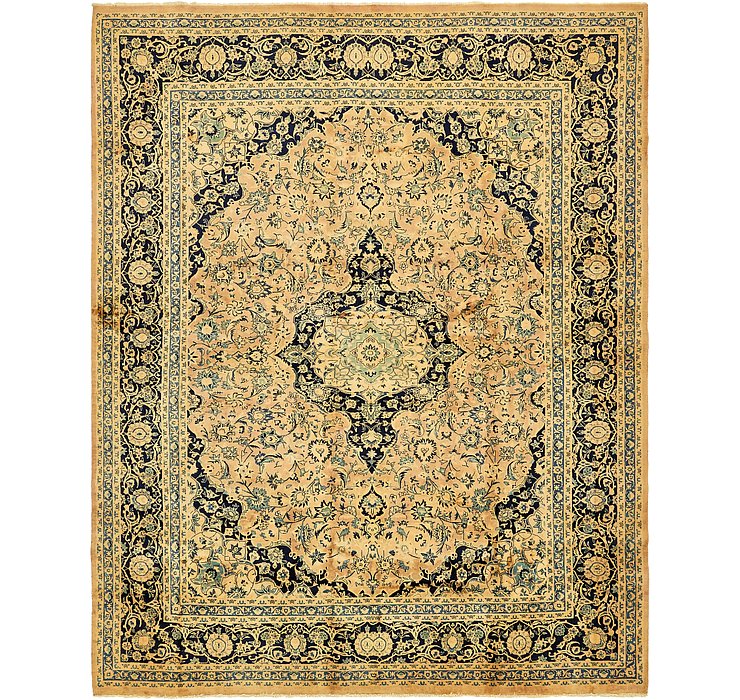 9' 10 x 12' 6 Kashan Persian Rug