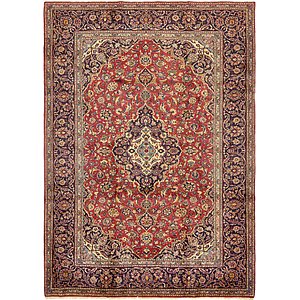 8' x 11' 7 Kashan Persian Rug