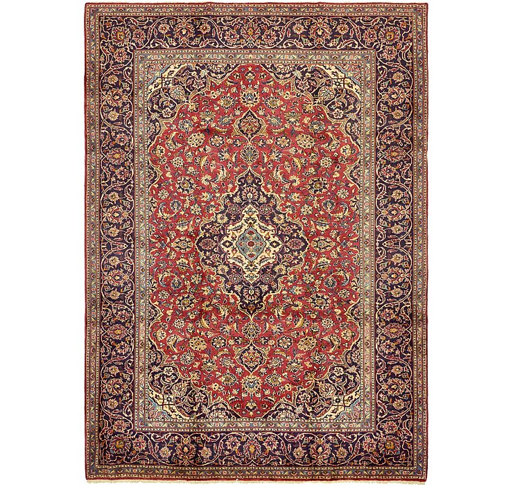 8' x 11' 7 Kashan Persian Rug