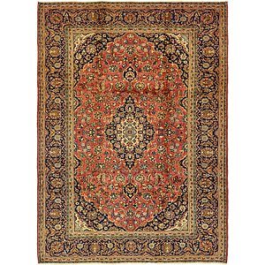 8' x 11' 3 Kashan Persian Rug