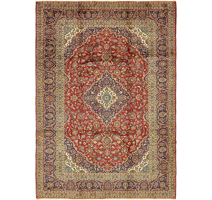 8' 2 x 11' 9 Kashan Persian Rug
