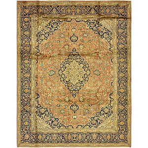 9' 7 x 12' 6 Kashan Persian Rug