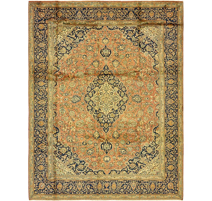 9' 7 x 12' 6 Kashan Persian Rug