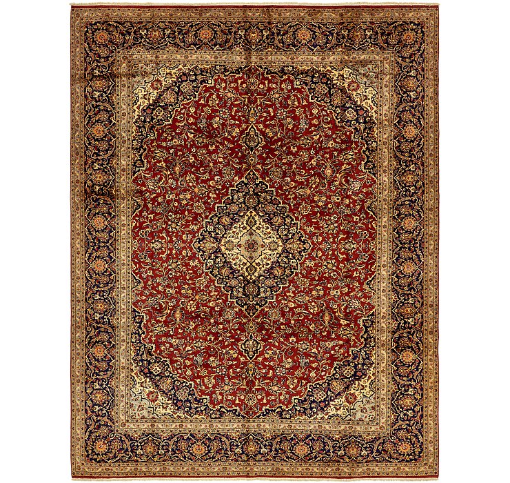10' x 13' Kashan Persian Rug