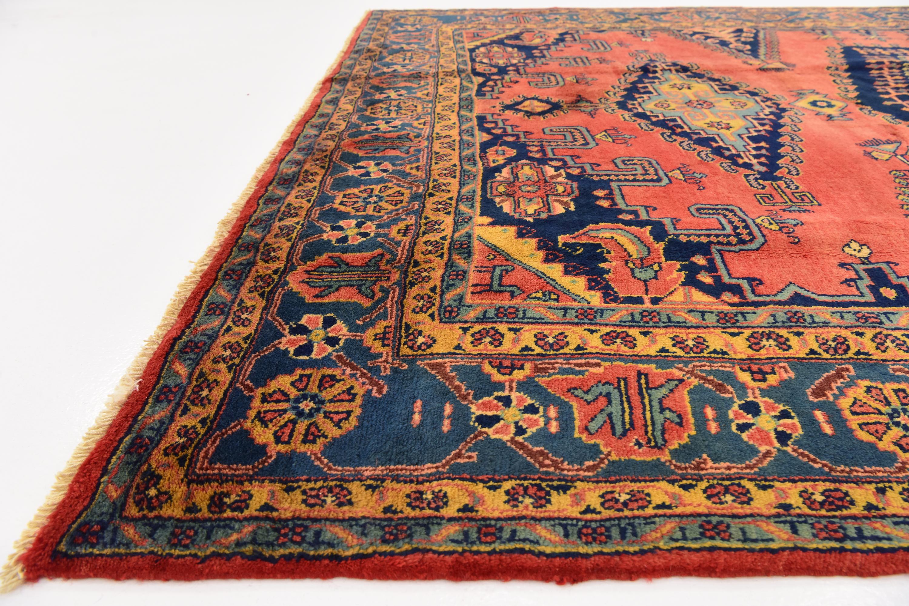Orange 7' x 12' Viss Persian Rug eSaleRugs