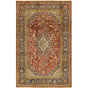 6' 6 x 10' 3 Kashan Persian Rug