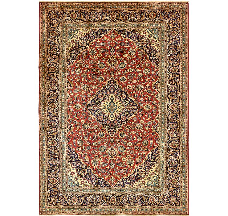 8' 3 x 11' 7 Kashan Persian Rug