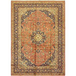 9' 7 x 13' Kashan Persian Rug