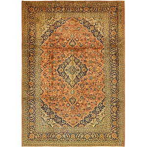 9' 10 x 12' 4 Kashan Persian Rug