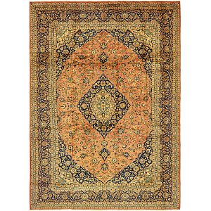 9' 10 x 13' 7 Kashan Persian Rug