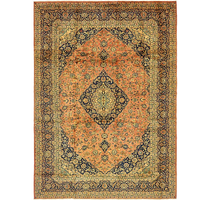 9' 10 x 13' 7 Kashan Persian Rug