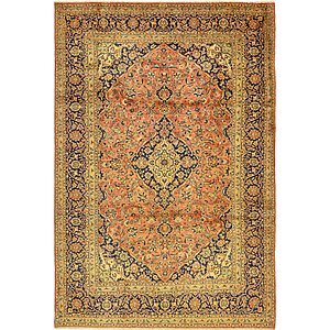 8' x 12' Kashan Persian Rug