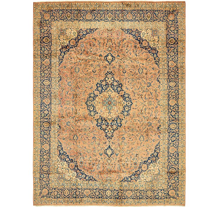 9' 10 x 13' Kashan Persian Rug