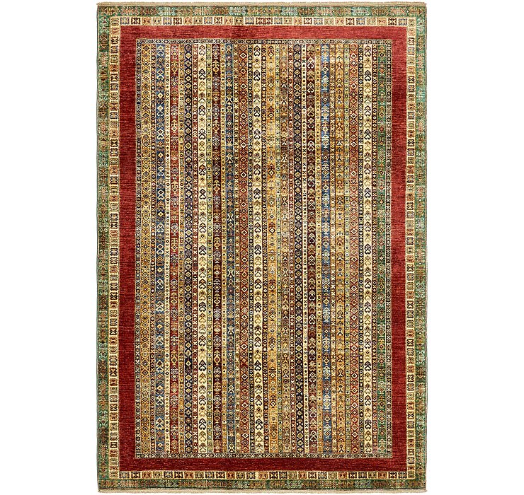HandKnotted 6' 7 x 10' Ariana Ziegler Oriental...