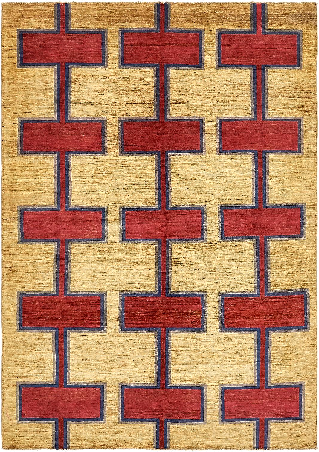 Beige 5' 7 x 7' 10 Modern Ziegler Oriental Rug Oriental Rugs eSaleRugs