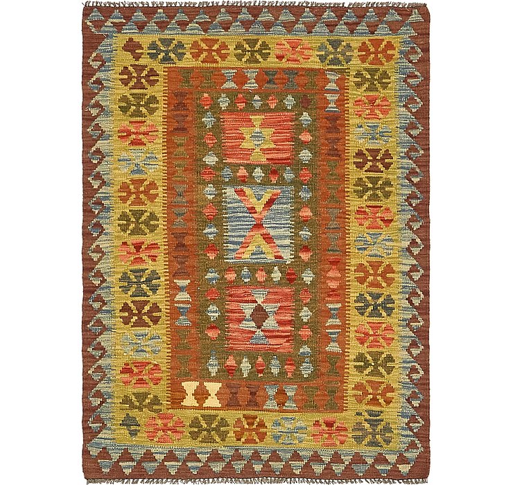 3' 5 x 4' 8 Kilim Maymana Rug