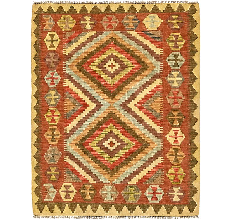 3' 3 x 4' 3 Kilim Maymana Rug