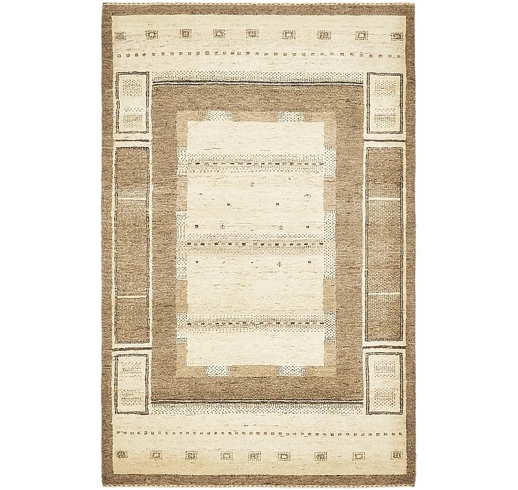 4' 2 x 6' 3 Kashkuli Gabbeh Rug