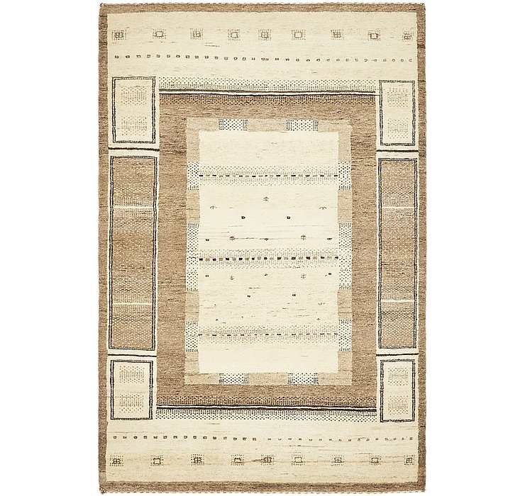 3' 10 x 5' 10 Kashkuli Gabbeh Rug