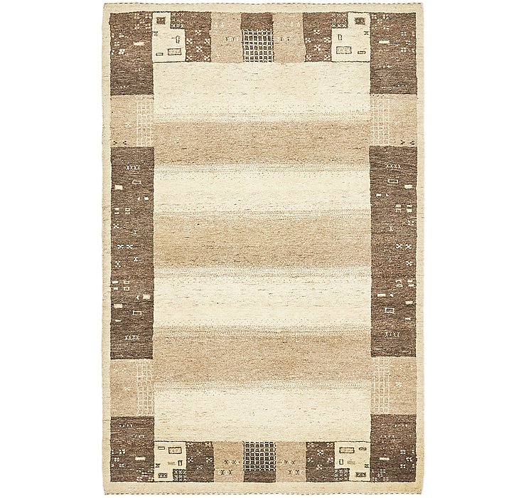 3' 10 x 5' 10 Kashkuli Gabbeh Rug