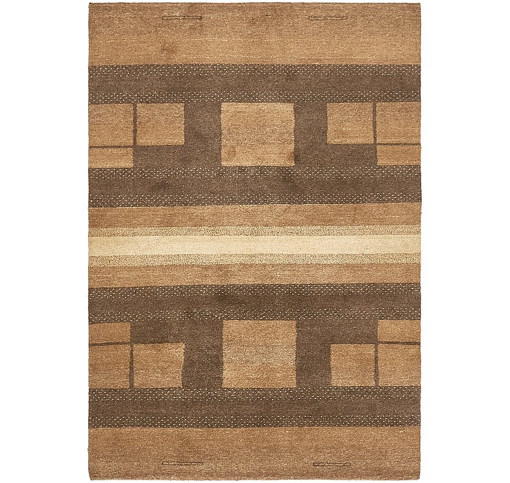 4' 5 x 6' 6 Kashkuli Gabbeh Rug