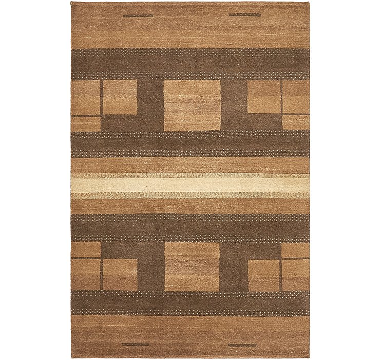 4' 4 x 6' 6 Kashkuli Gabbeh Rug