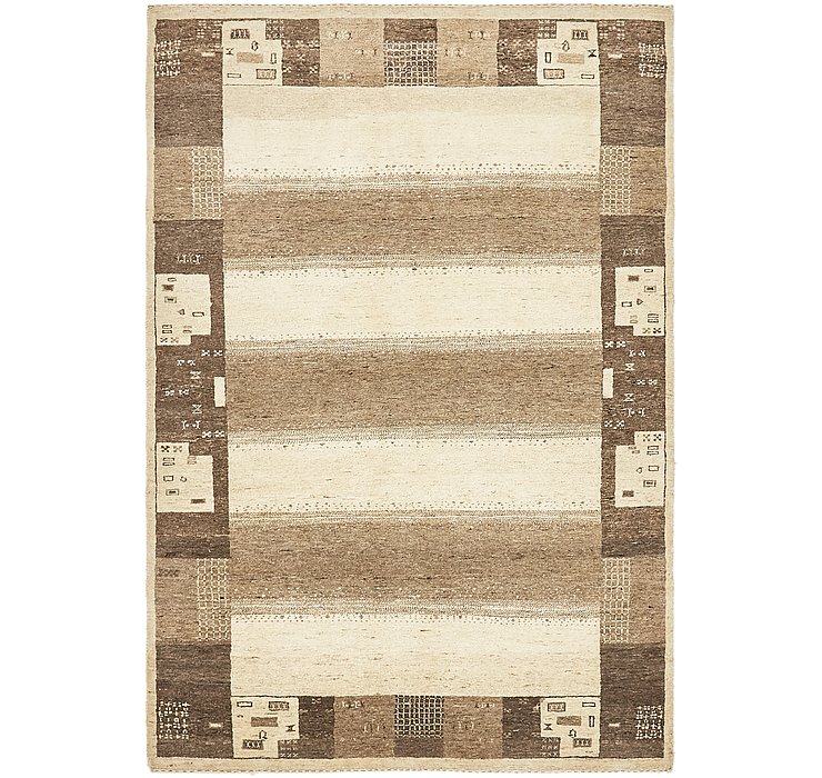4' 9 x 7' Kashkuli Gabbeh Rug