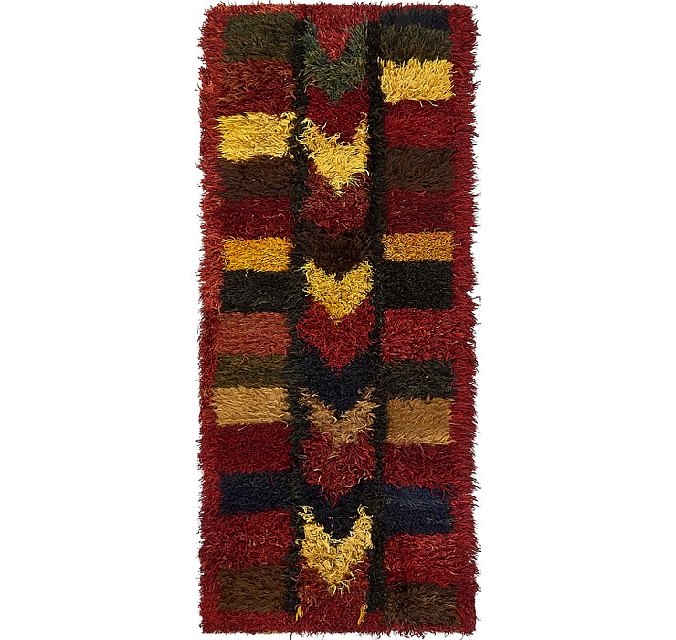 3' x 7' 3 Moroccan Runner Rug