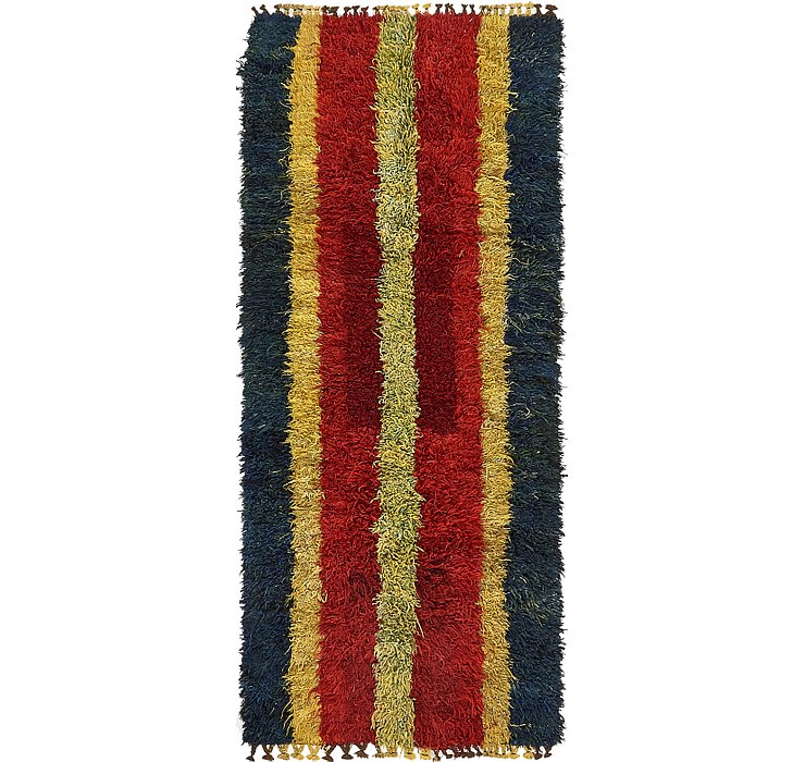 3' 4 x 7' 9 Moroccan Runner Rug