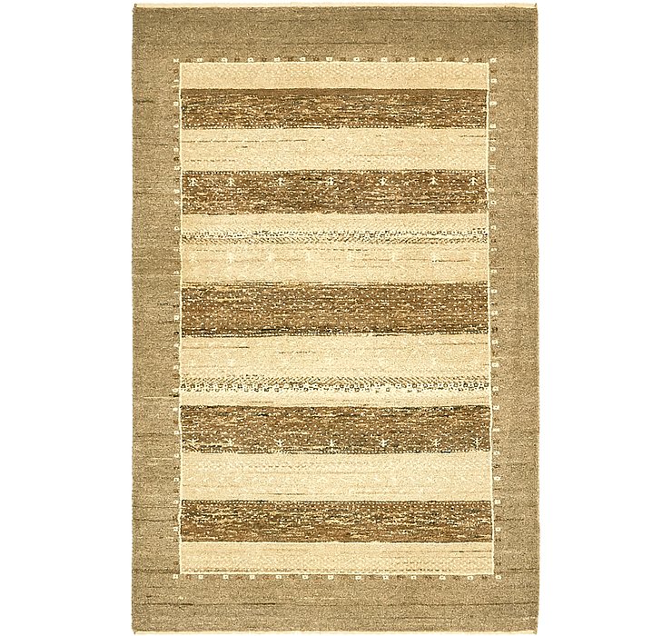 3' 2 x 4' 9 Kashkuli Gabbeh Rug