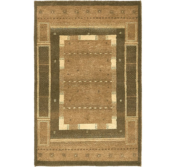 3' 2 x 4' 10 Kashkuli Gabbeh Rug