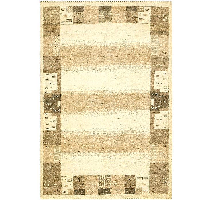 4' x 5' 9 Kashkuli Gabbeh Rug