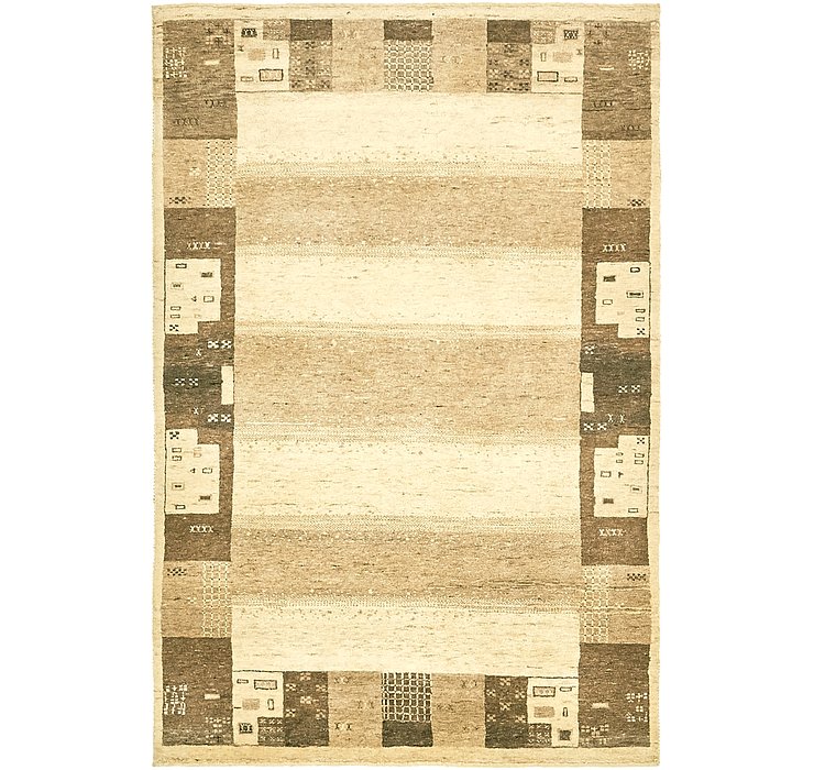3' 10 x 5' 10 Kashkuli Gabbeh Rug