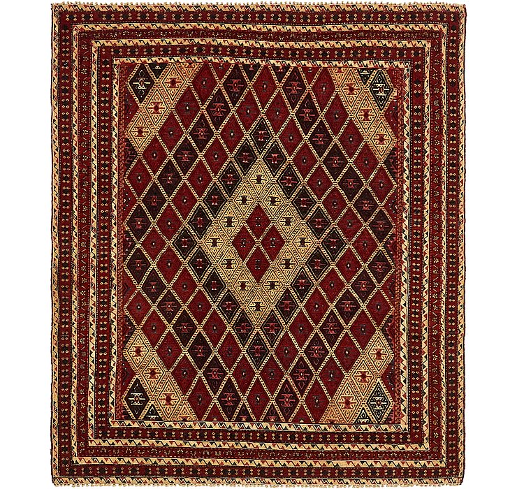 4' 10 x 5' 7 Sumak Square Rug