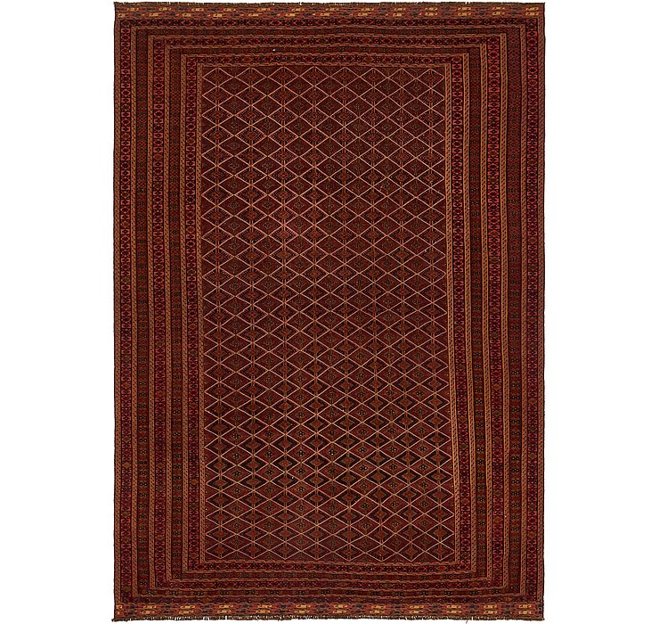 HandKnotted 6' 9 x 9' 5 Sumak Rug