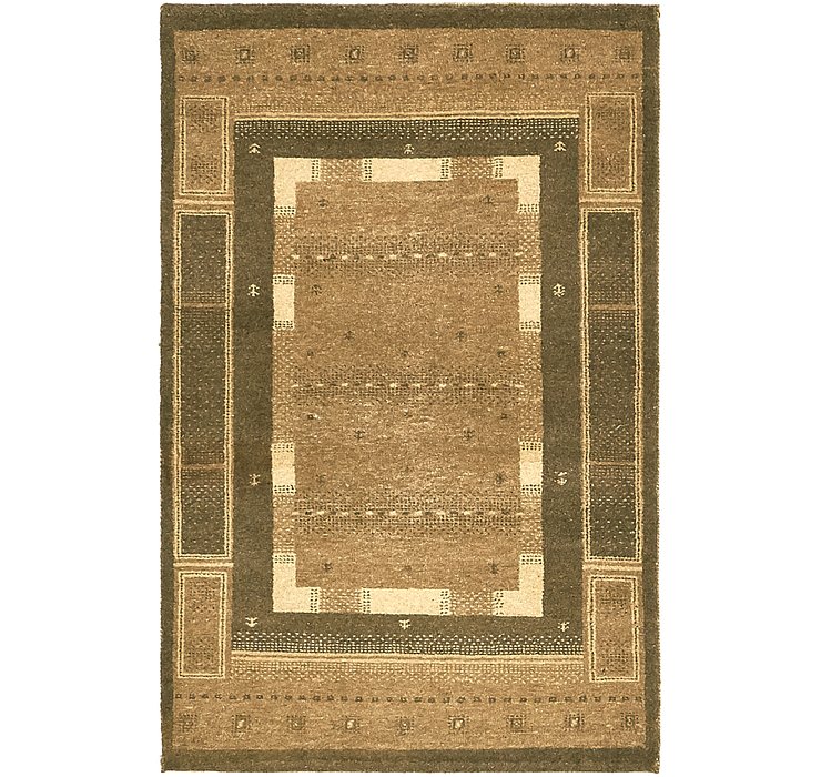 3' 2 x 4' 10 Kashkuli Gabbeh Rug