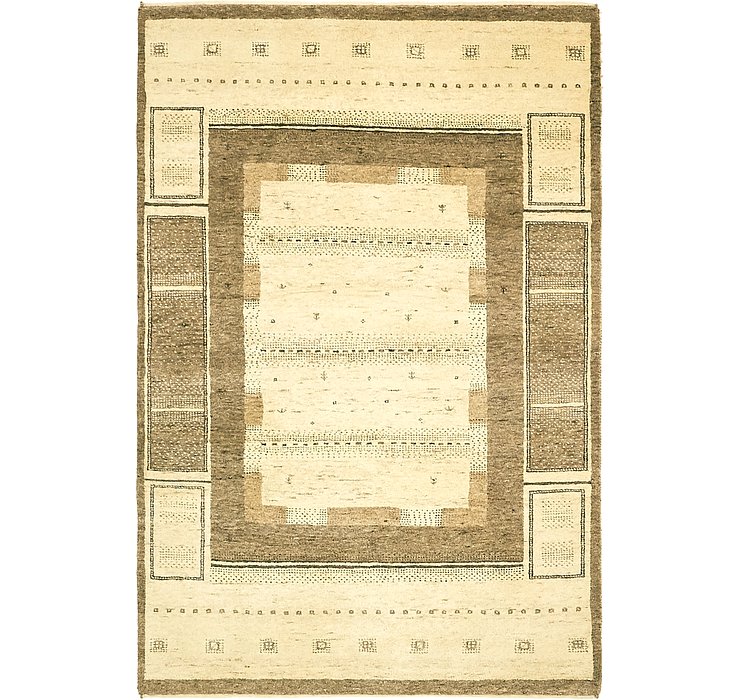 4' x 5' 10 Kashkuli Gabbeh Rug