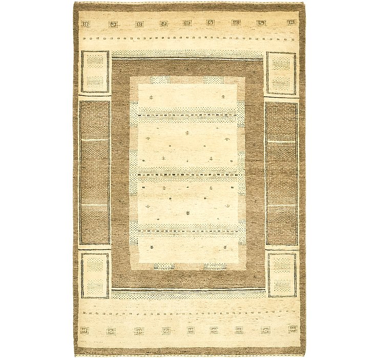 4' 2 x 6' 4 Kashkuli Gabbeh Rug